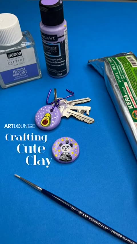Clay keychains tutorial